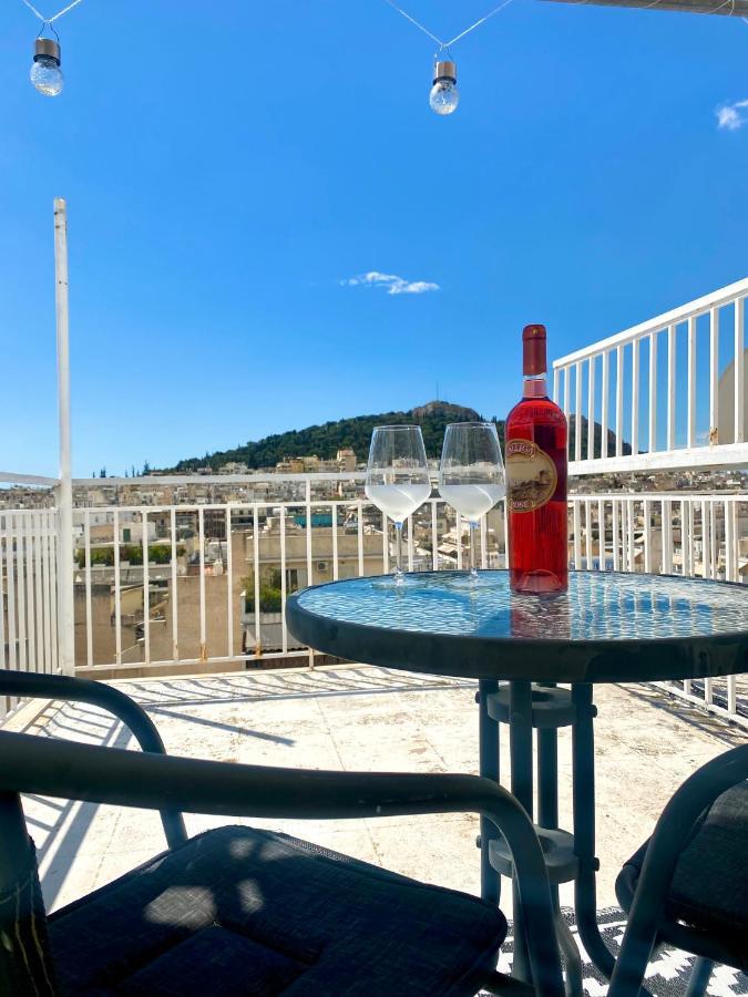 Apartment With Beautiful View Of Lycabettus Atina Dış mekan fotoğraf