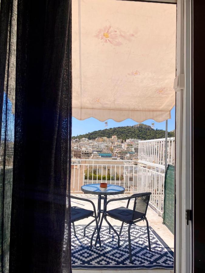 Apartment With Beautiful View Of Lycabettus Atina Dış mekan fotoğraf